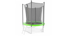 Батут с защитной сеткой DFC JUMP4FUN 6 ft зеленый с лестницей Батут с защитной сеткой DFC JUMP4FUN 6 ft зеленый с лестницей
