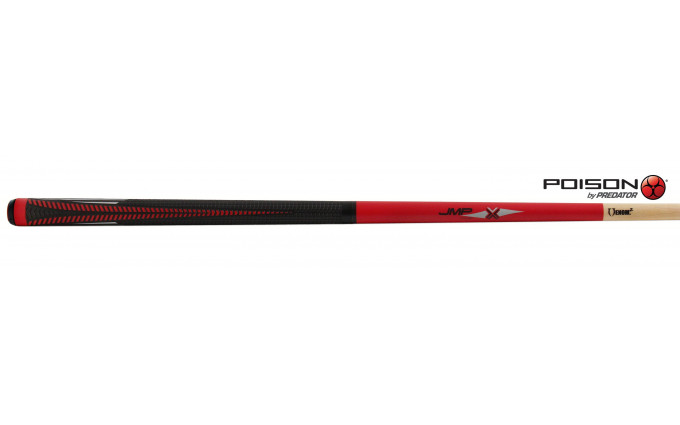 Кий Poison VX⁴ Jump Red and Black GTX™ Grip 2PC Пул 7,5oz