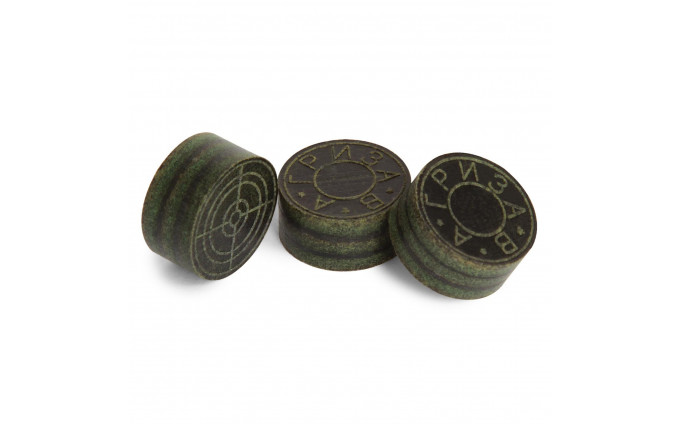 Наклейка для кия многослойная Гриза Зеленая ø13мм жесткая 1шт. Наклейка для кия многослойная Гриза Зеленая ø13мм жесткая 1шт.