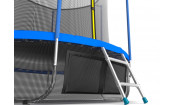 Батут с внутренней сеткой и лестницей EVO JUMP Internal 12ft (Sky)