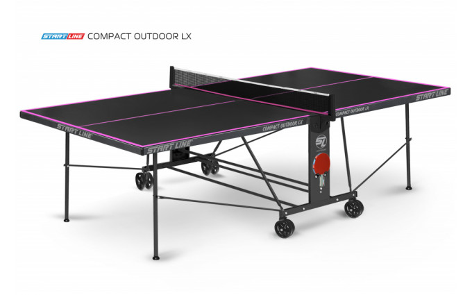 Стол теннисный Compact-2 LX Всепогодный Black