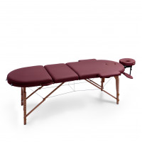 Массажный стол UNIX Comfort 3 Section Burgundy
