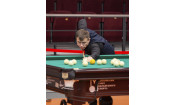 Стол / пирамида "Classic II" 12 ф массив ольхи, борта ясень (махагон)